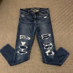 American Eagle high rise stretch jeans